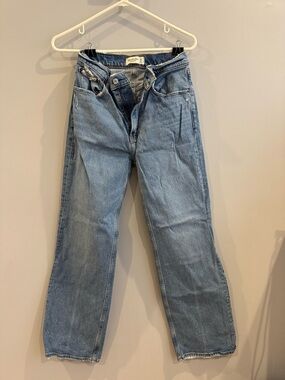 Abercrombie & Fitch 90s Relaxed Jeans High Rise 26 Short